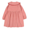 Soft Velour Dress - Peony