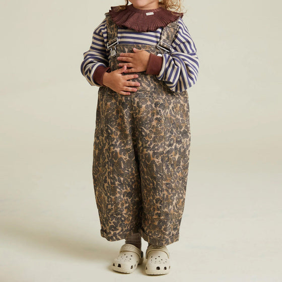 Claude and Co Blythe Leopard Dungaree