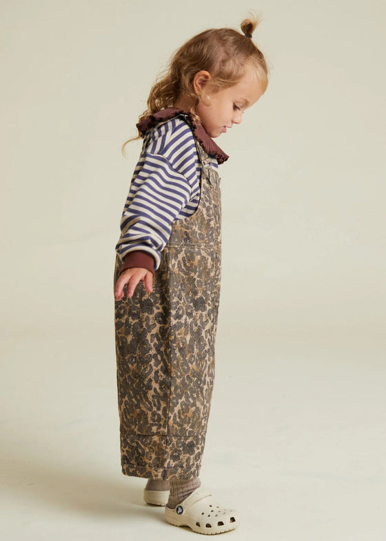 Claude and Co Blythe Leopard Dungaree