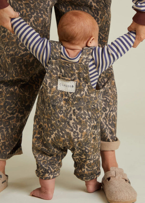 Claude and Co Blythe Leopard Dungaree