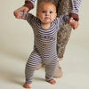 Claude and Co Milking it Inky Stripe Onesie