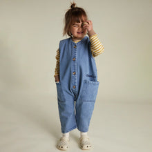  Claude and Co Wren Sleeveless Denim Overall