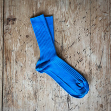 WOMEN'S SHORT SOCKS - BLUE - 447