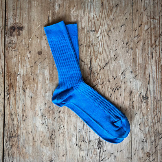 WOMEN'S SHORT SOCKS - BLUE - 447