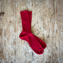  WOMEN'S SHORT SOCKS - RED VELVET - 578