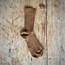  WOMEN'S SHORT SOCKS - TOBACCO - 347