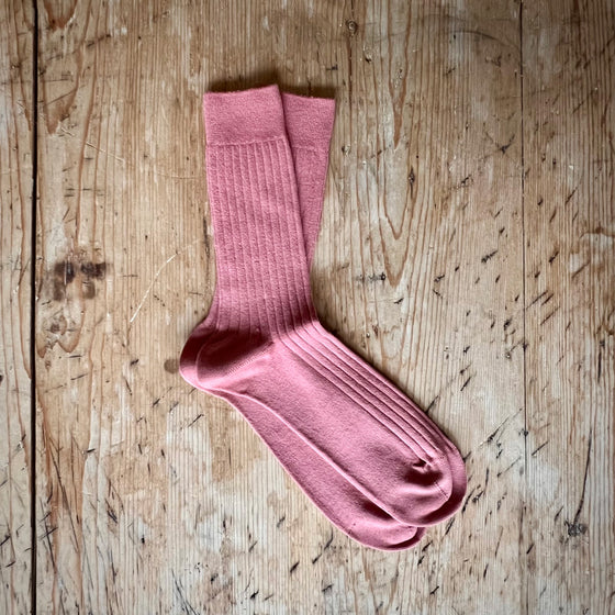 WOMEN'S SHORT SOCKS - TERRACOTTA - 126