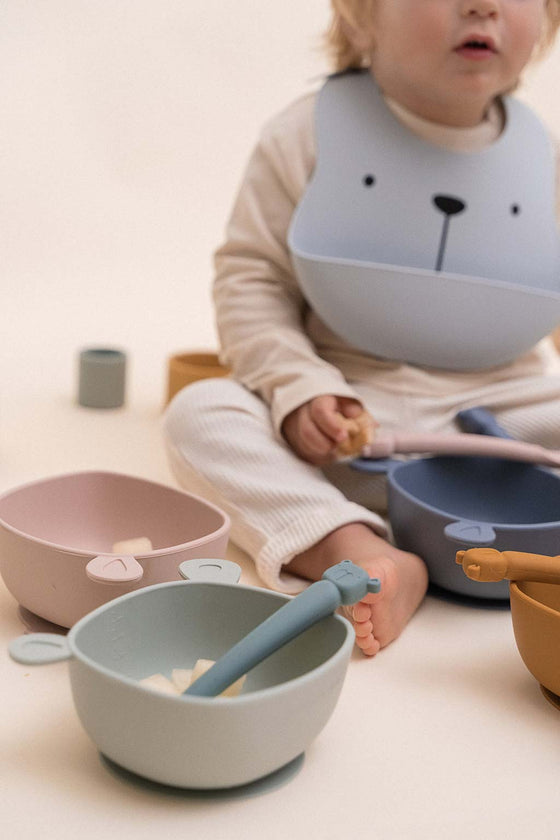 Lili the Bear Bowl - Indigo Blue