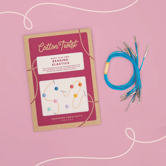 Cotton Twist Beading Elastics Set of 10