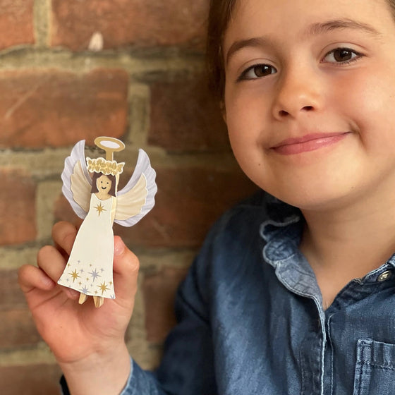 Cotton Twist Make Your Own Angel Peg Doll