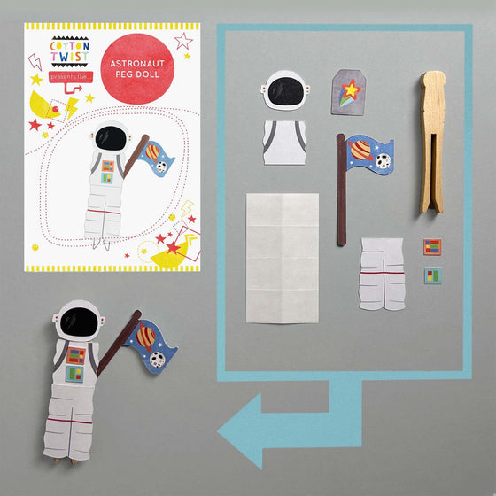 Cotton Twist Make Your Own Astronaut Peg Doll