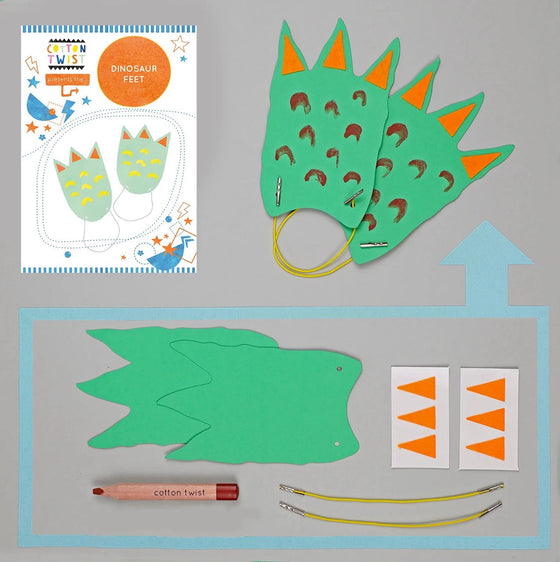 Cotton Twist Make Your Own Dinosaur Feet