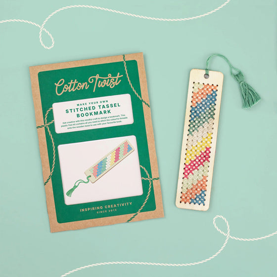 Cotton Twist Make Your Own Stitched Tassel Bookmark