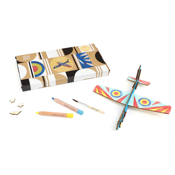 Cotton Twist Plane Craft Kit Activity Box