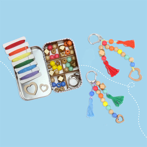 Cotton Twist You and Me Tassel Keyring Gift Kit