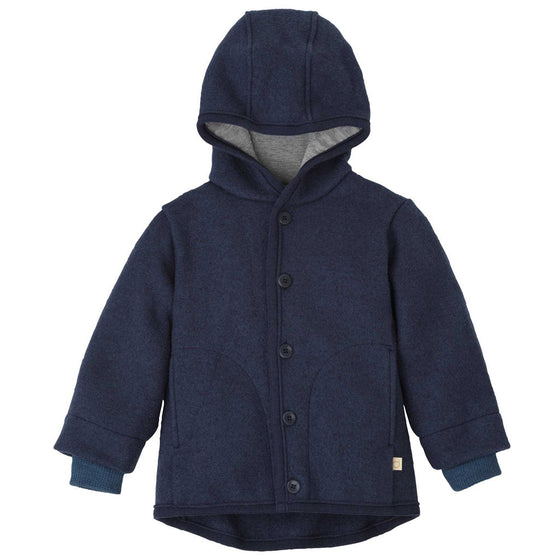 Disana Boiled Wool Jacket indigo