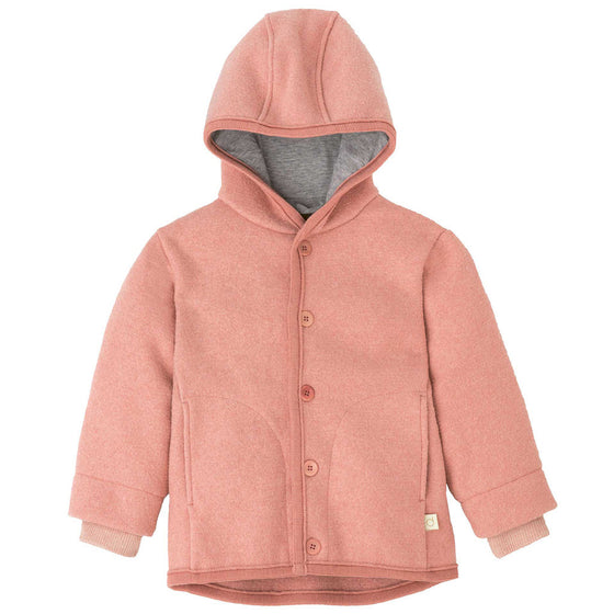 Disana Boiled Wool Jacket soft pink