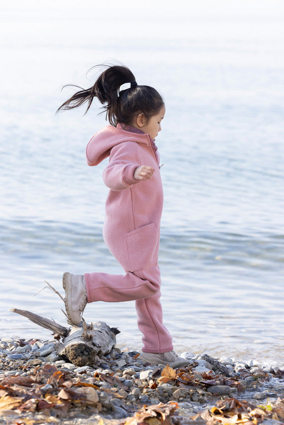 Disana Zipp Overall soft pink