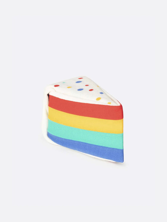 eat my socks adult socks rainbow cake