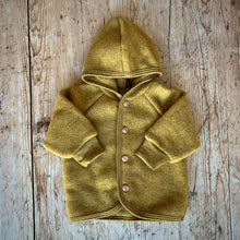  Organic Wool Fleece Jacket - Saffron Melange