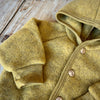 Organic Wool Fleece Jacket - Saffron Melange