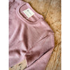 Organic Wool & Silk Long Sleeve Top - Dusty Rose