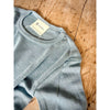 Organic Wool & Silk Long Sleeve Top - Mountain Blue