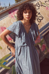 Faune Camelia Dress Cornflower Blue