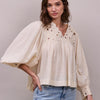 Faune Lily Of The Valley Blouse Oyster