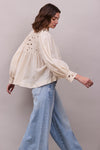 Faune Lily Of The Valley Blouse Oyster