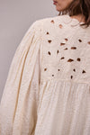 Faune Lily Of The Valley Blouse Oyster
