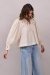 Faune Lily Of The Valley Blouse Oyster