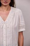 Faune Loire Blouse Vintage White