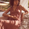 Faune Primrose Dress Sandalwood