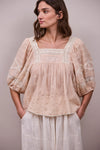 Faune Sima Blouse Natural Blush