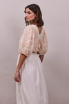 Faune Sima Blouse Natural Blush