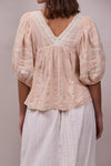Faune Sima Blouse Natural Blush
