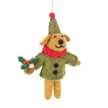  Felt So Good Handmade Felt Bernard the Dog Hanging Decoration