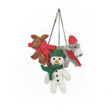  Felt So Good Handmade Felt Christmas Cuties Hanging Decorations Set of 3