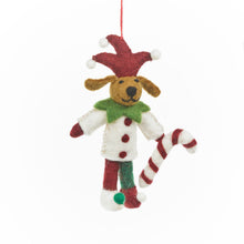  Felt So Good Handmade Felt Jingle Bells Jester Dog Hanging Decoration