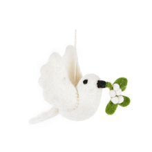  Felt So Good Handmade Felt Mistletoe Dove Hanging Decoration