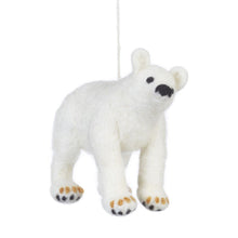  Felt So Good Handmade Felt Polar Bear Hanging Decoration