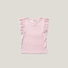 Frill Tee Gingham Print Bubble