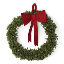  Gry and Sif Christmas Decoration Big Wreath with Red Bow