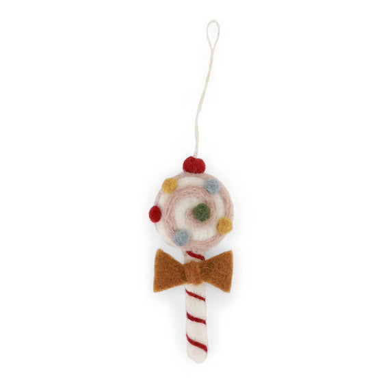 Gry and Sif Christmas Decoration Christmas Candy with Ochre Bow