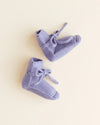 Hvid Booties Lilac