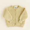 Hvid Cardigan Inga Light Yellow