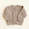 Hvid Cardigan Inga Sand