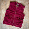 Adult Wool Pepitko Gilet - Beet