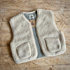Adult Wool Camino Gilet - Sand Brown
